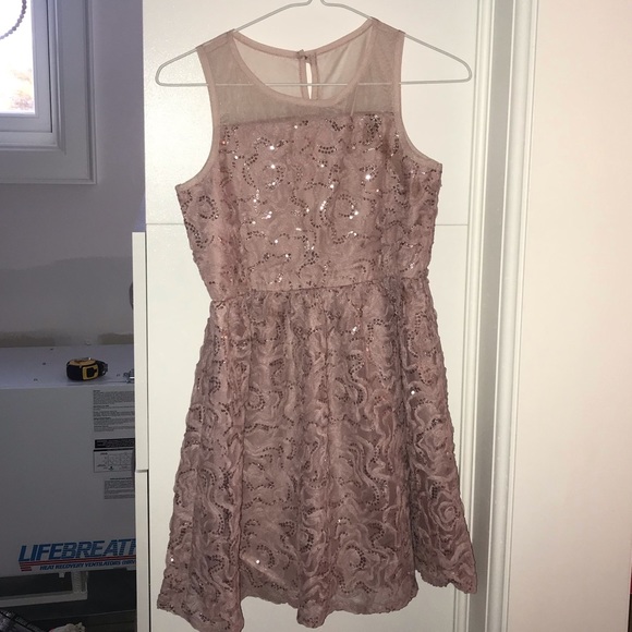 Justice Dusty Rose dress - Picture 2 of 7